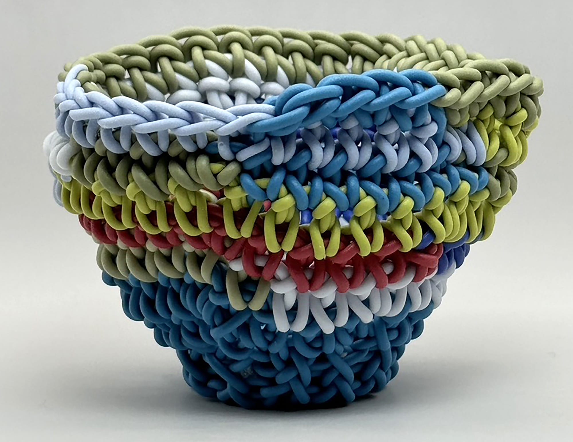 Gebreid keramiek van Jeremy Brooks