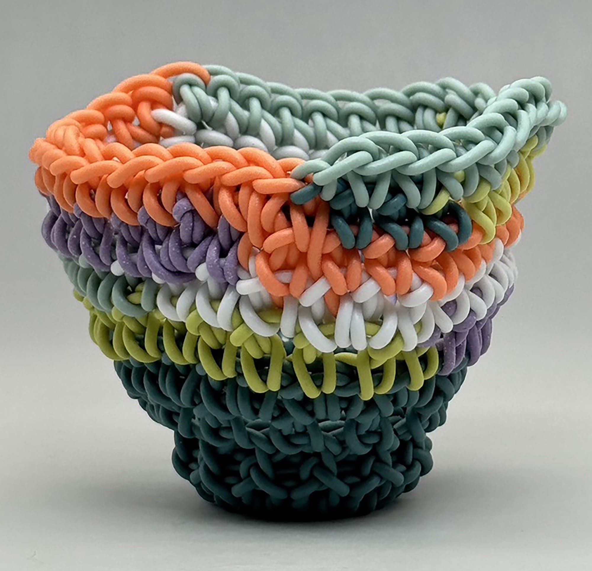 Gebreid keramiek van Jeremy Brooks