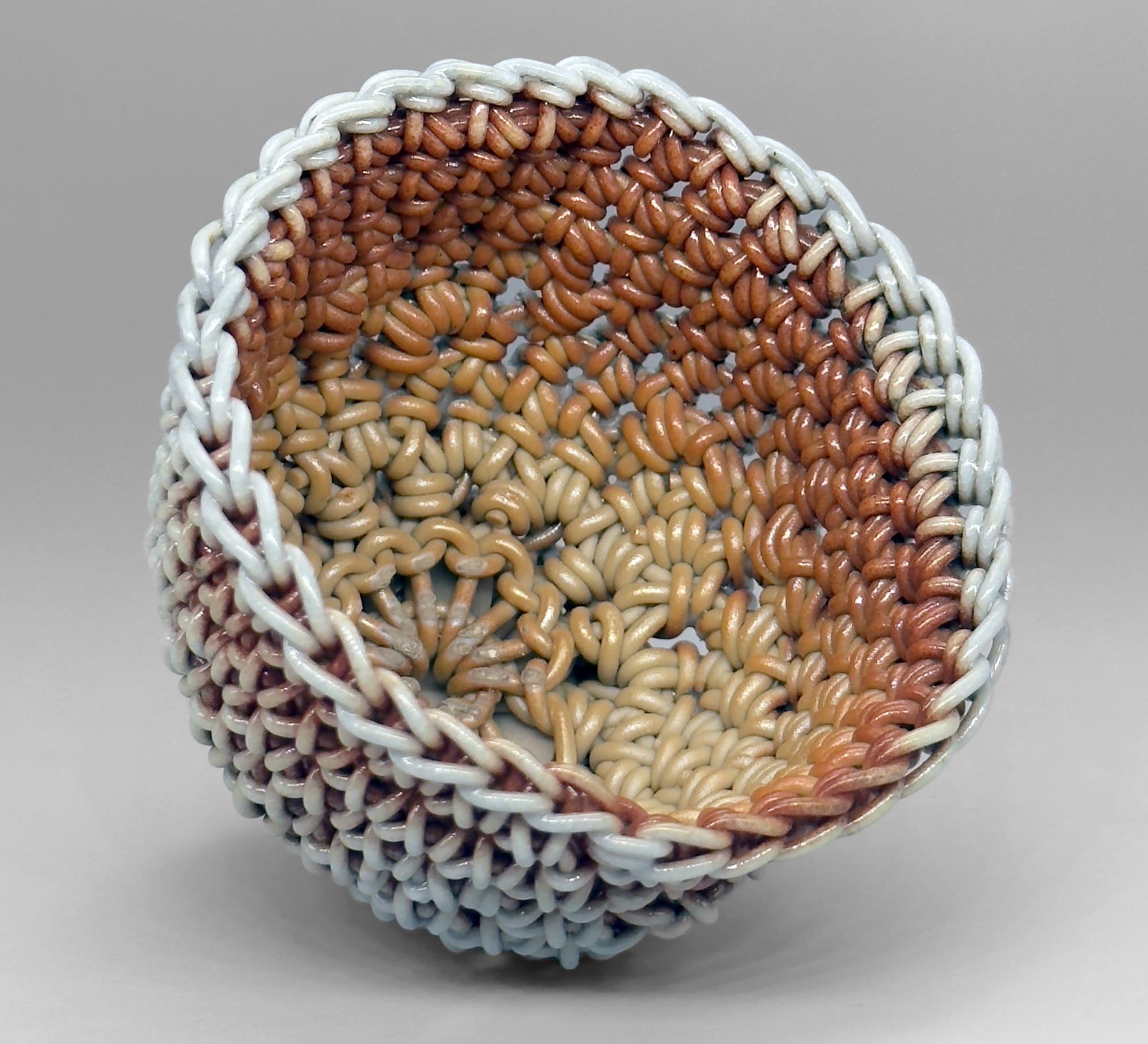 Gebreid keramiek van Jeremy Brooks