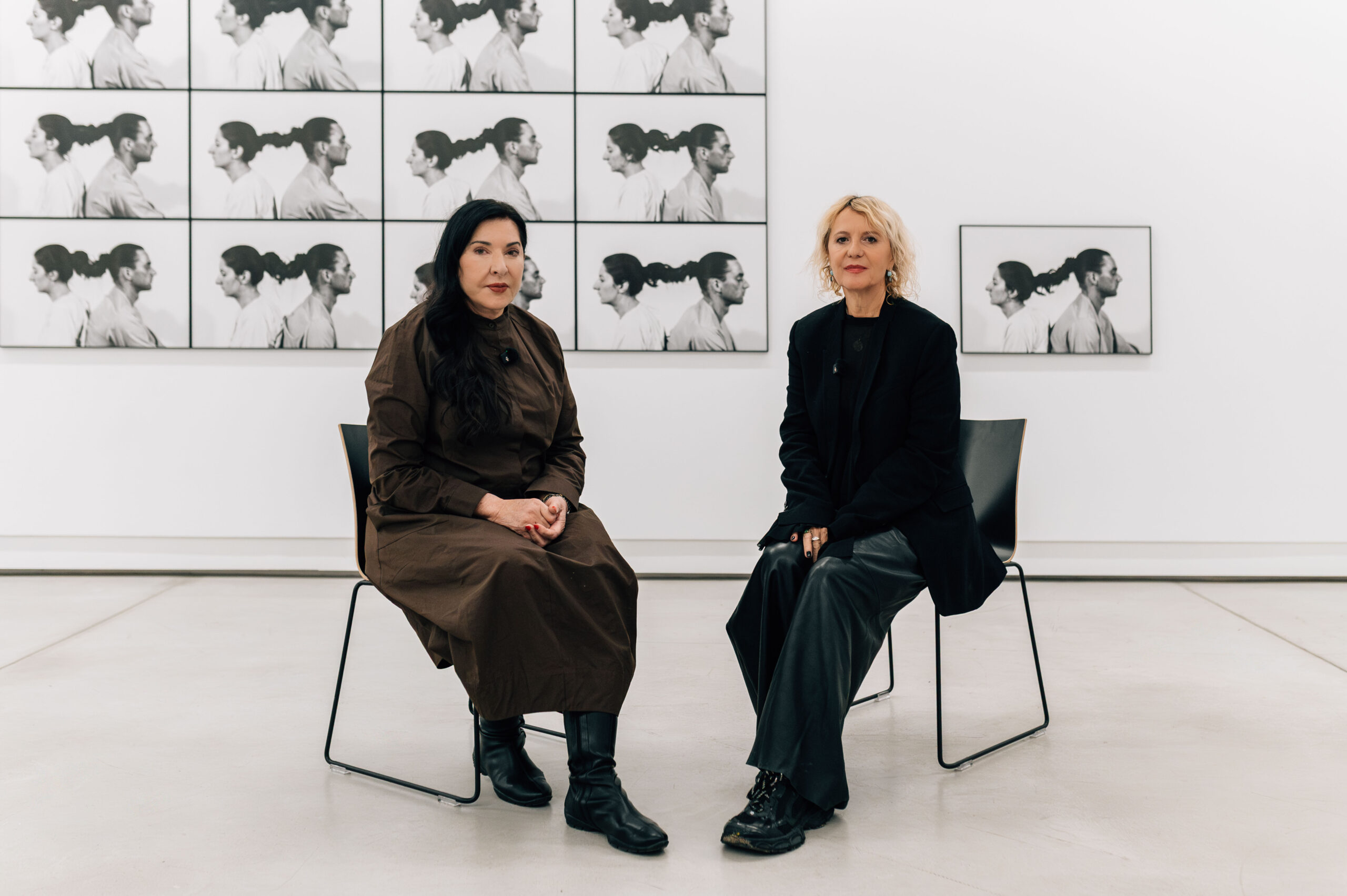 Marina Abramović en Lena Pislak