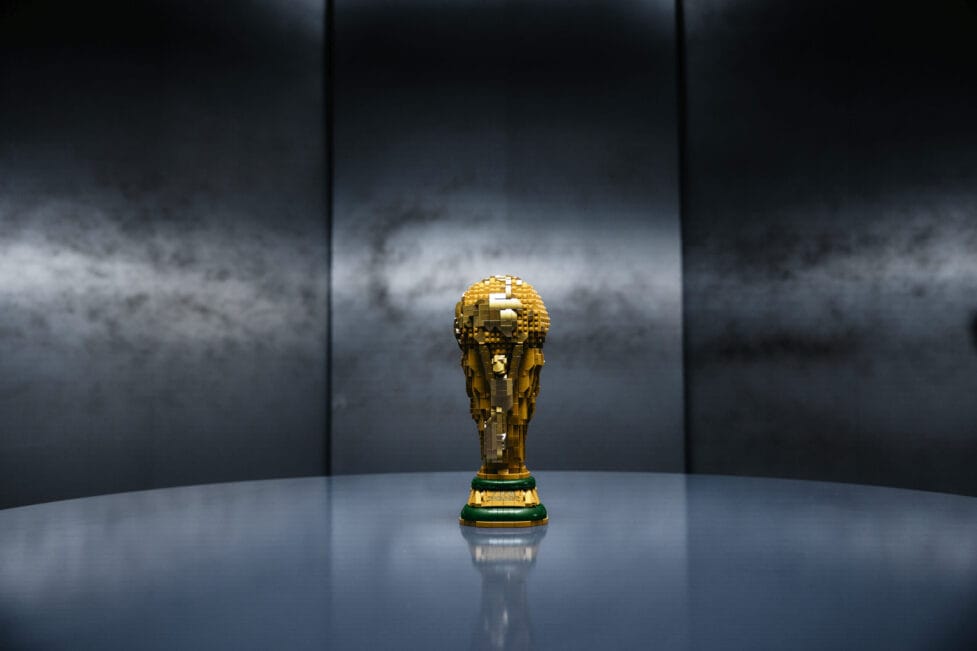 Bouw je eigen FIFA World Cup trofee met deze 2842-delige LEGO-set