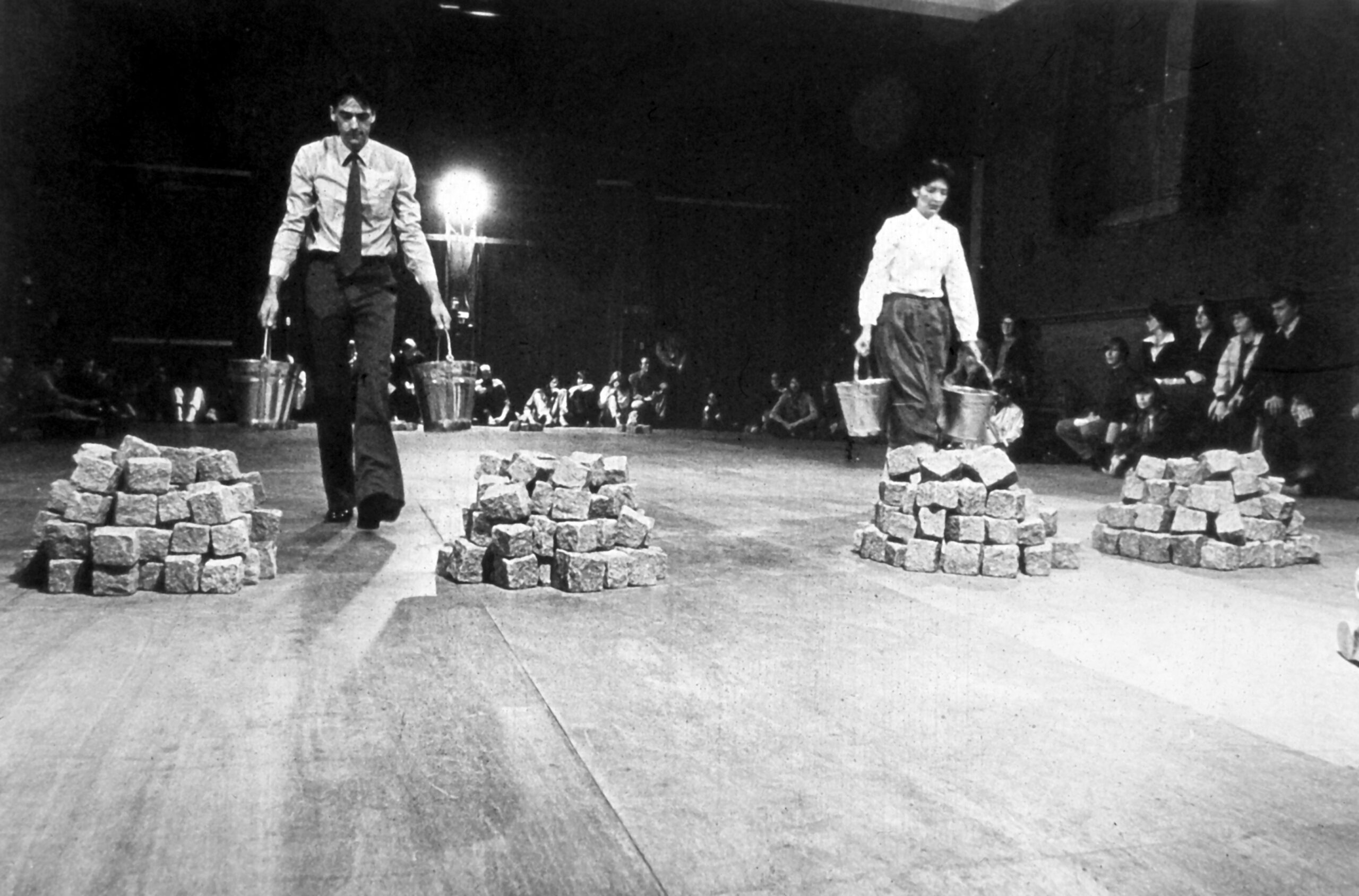 Ulay/ Marina Abramović Work Relation Performance Arnhem Festival Theater aan de Rijn, The Netherlands 2 hours 1978 © Ulay / Marina Abramović Courtesy of the Marina Abramović Archives