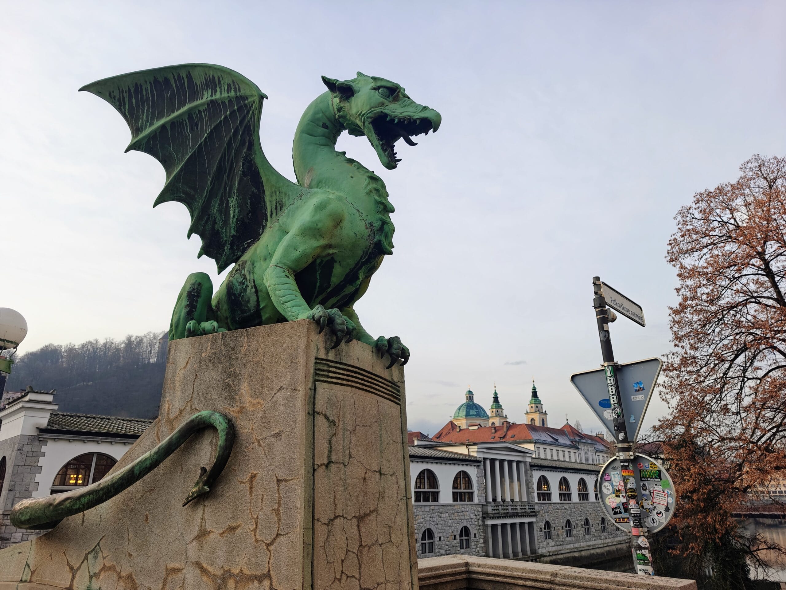 Culturele en culinaire rondreis door Slovenië 44 Zmajski most