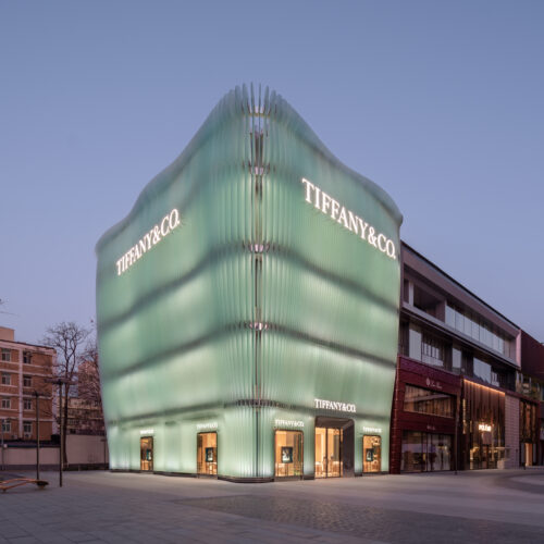 MVRDV ontwerpt glazen gevel voor Tiffany & Co