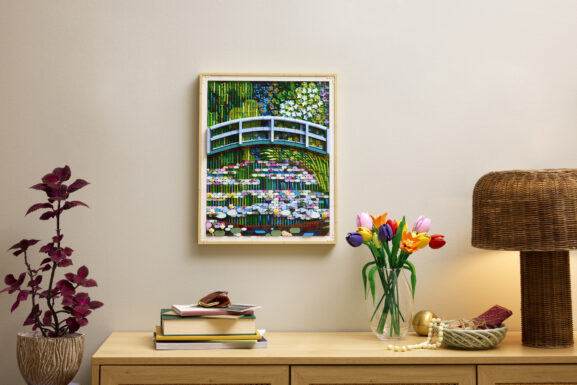 LEGO nieuwste schilderij is Claude Monet’s waterlelies 40 LEGO - Claude Monet
