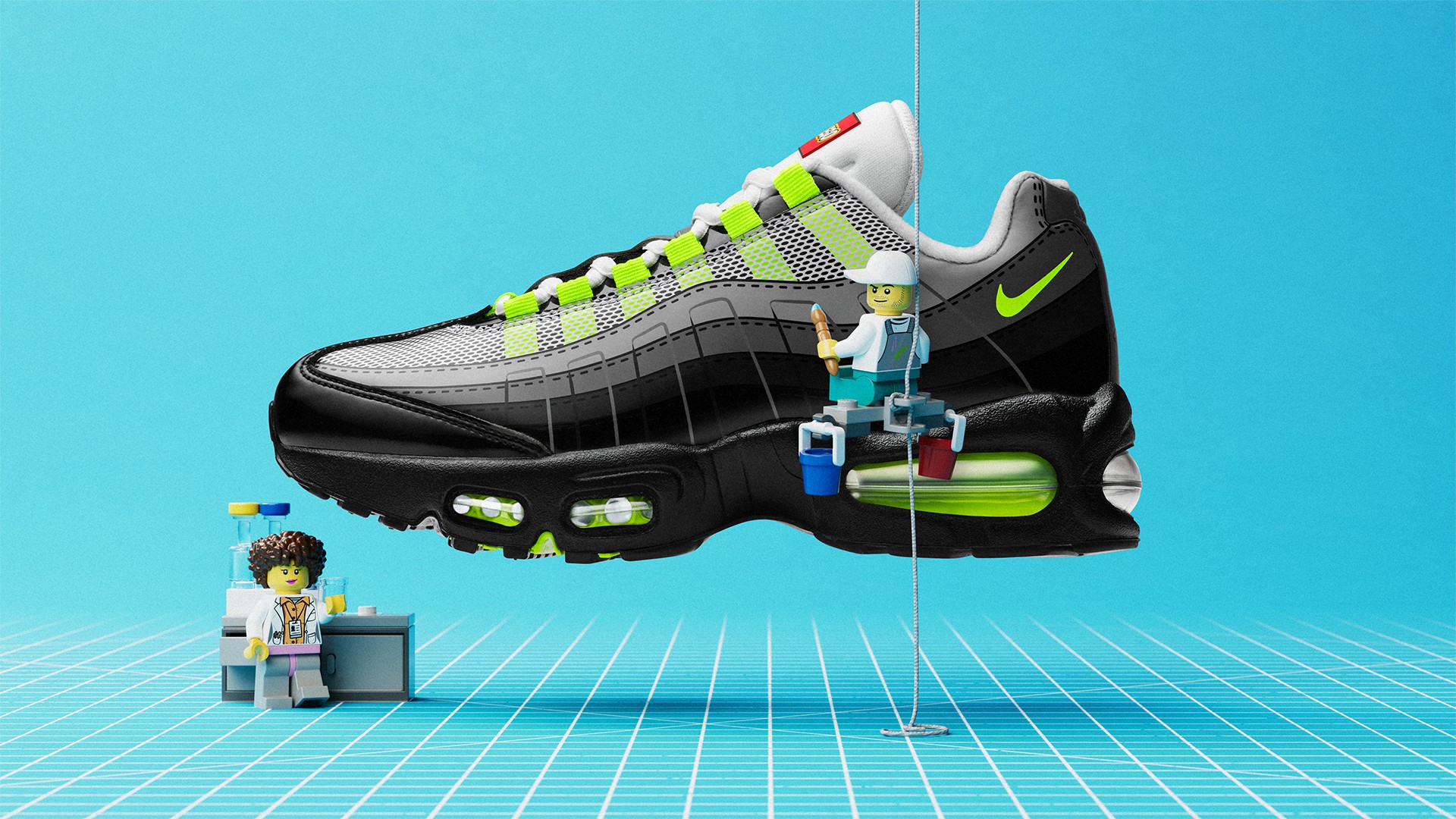 Nike Air Max 95 van LEGO