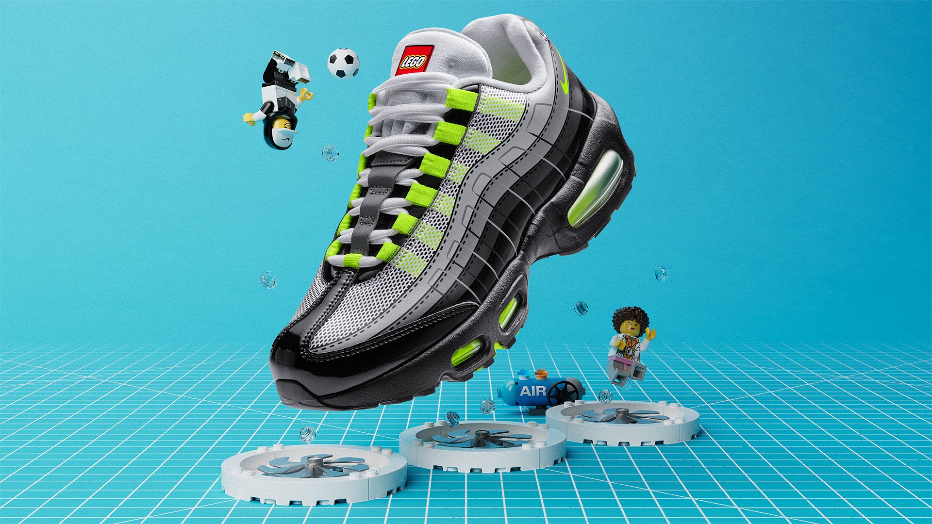 Nike Air Max 95 van LEGO