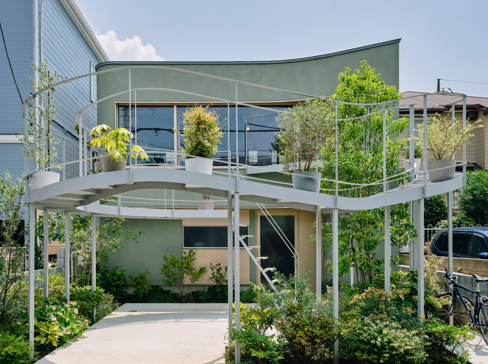 Creatief huis in Japan