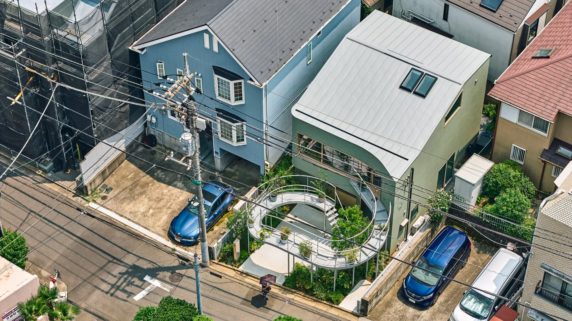 Creatief huis in Japan