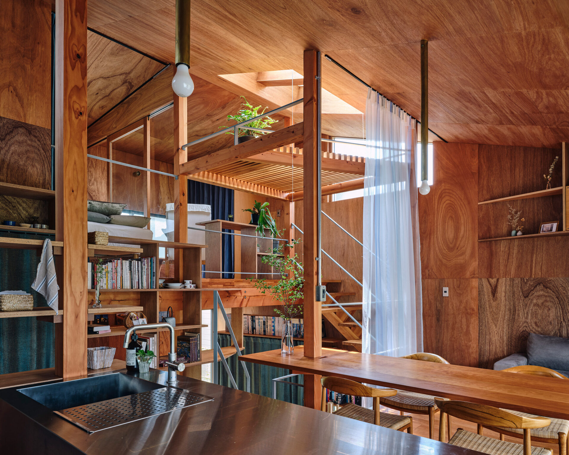 Creatief huis in Japan