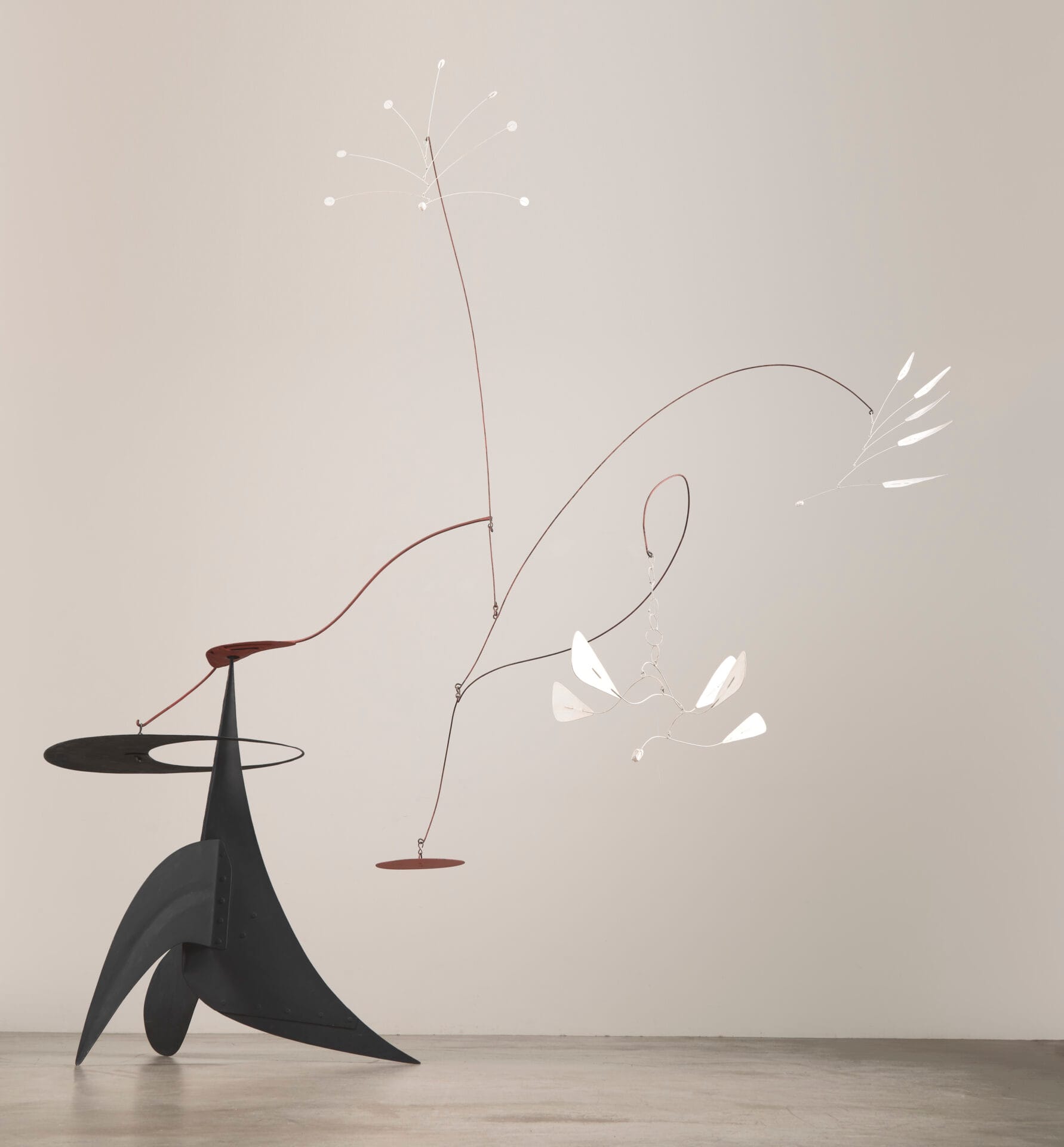 Bougainvillier, 1947. Sheet metal sheet, wire, rod, lead and paint, 78 1/2 x 86 inches (198.5 x 218.4 cm).
