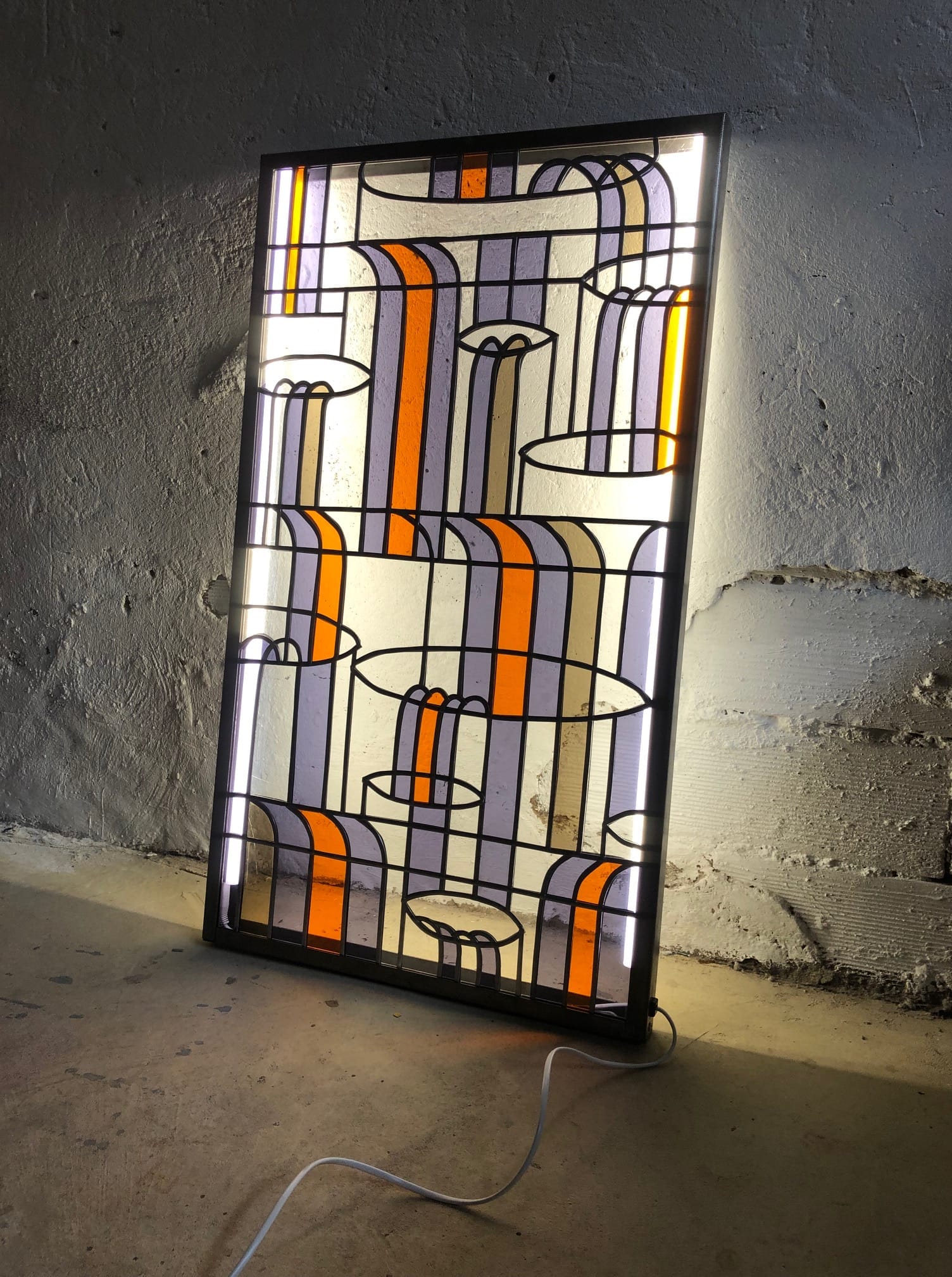 Pia Hinz maakt gereedschap van glas-in-lood