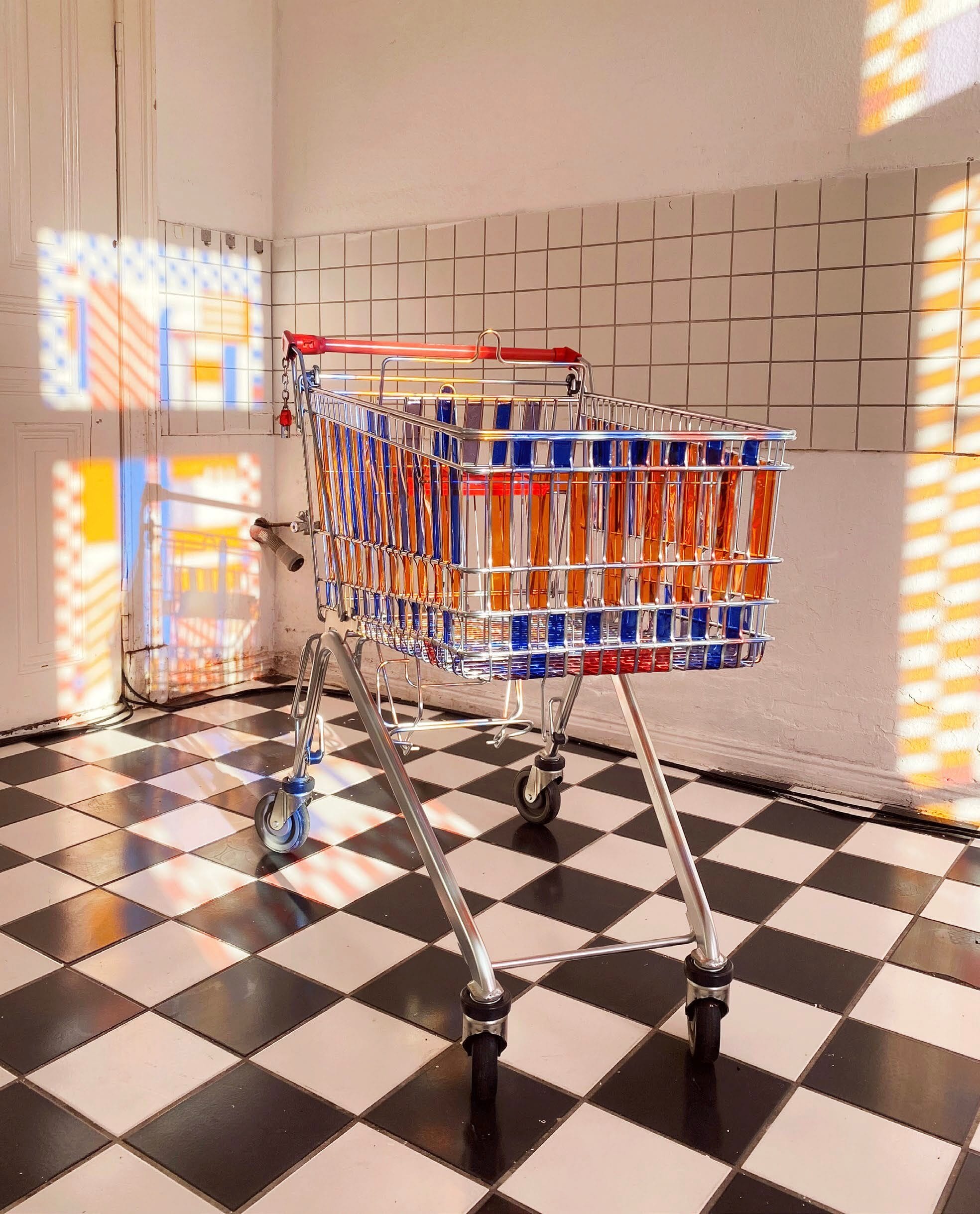 Pia Hinz maakt gereedschap van glas-in-lood