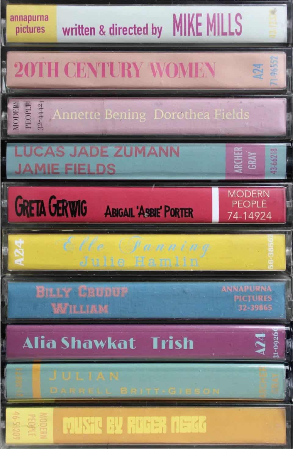 cassettebandjes op filmposter