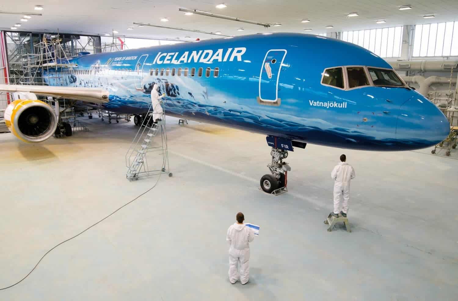 nieuw vliegtuig van Icelandair