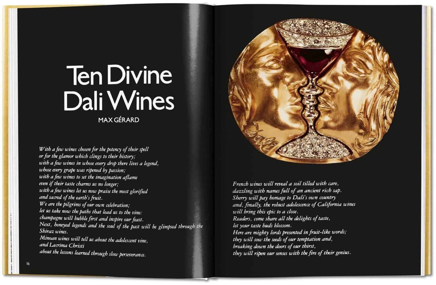 Dali's boek over wijn