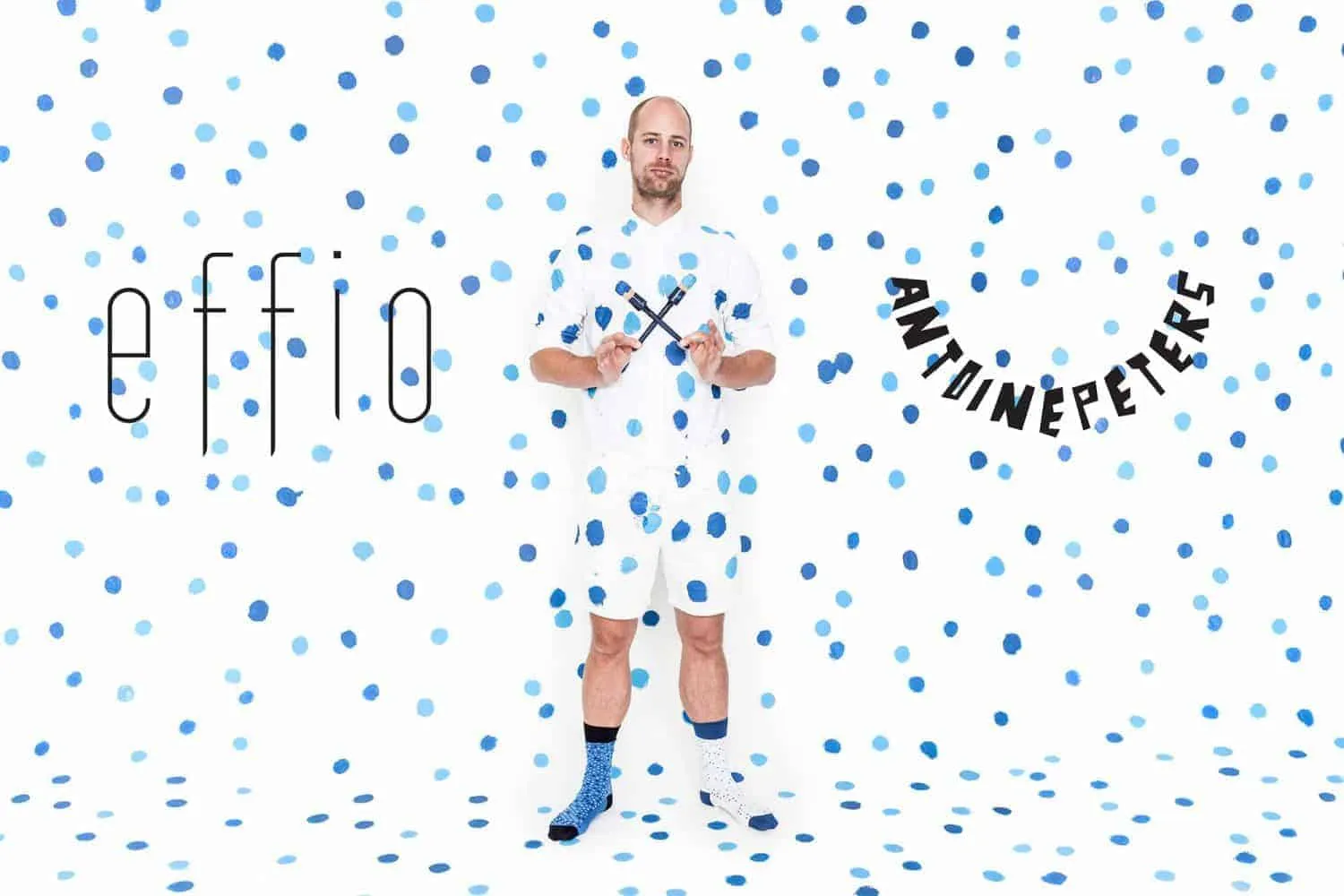 Antoine Peters ontwerpt sokken voor Effio