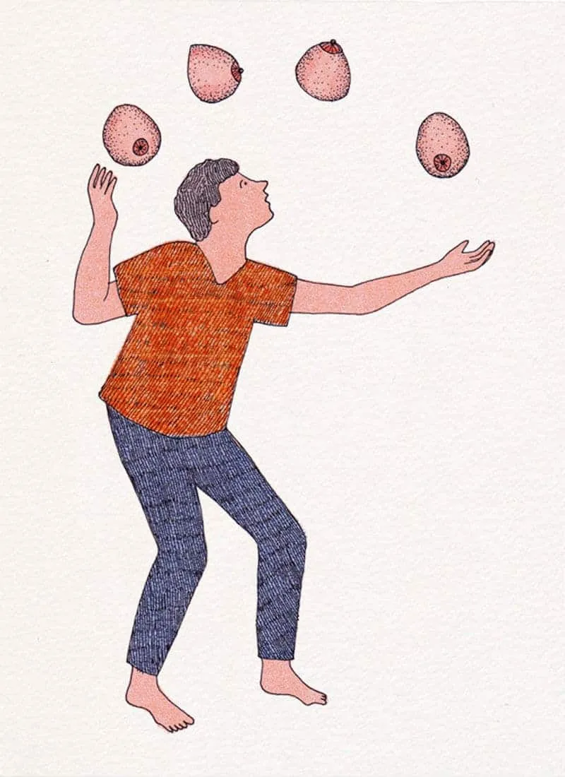 Erotische illustraties met een flinke dosis humor