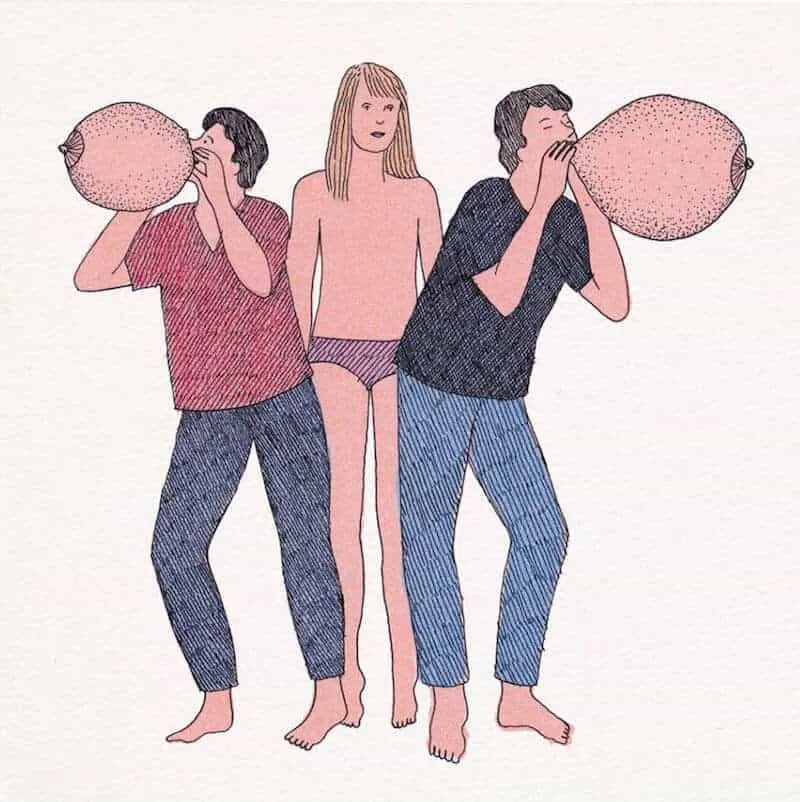 Erotische illustraties met een flinke dosis humor