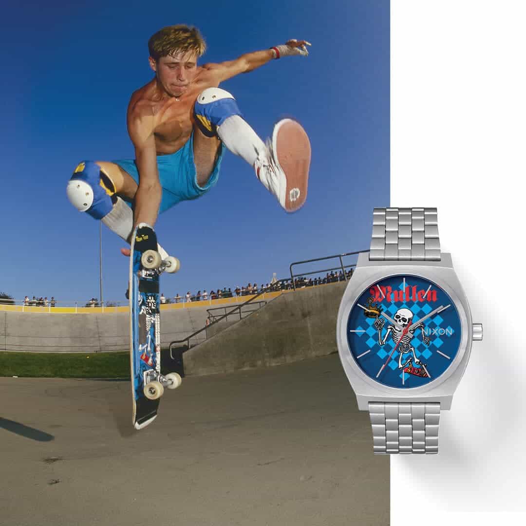 horloge voor nostalgische skateboarders