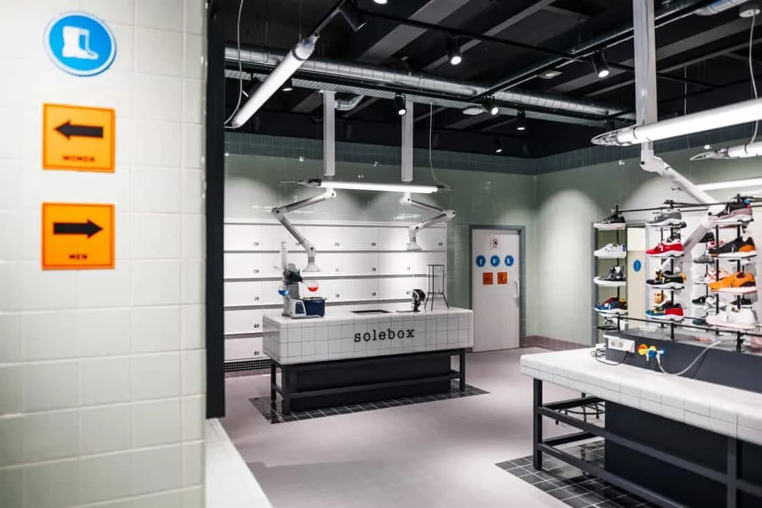 de nieuwe winkel van Solebox in Amsterdam