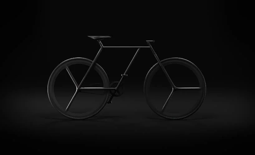 minimalistische fiets van Ion Lucin