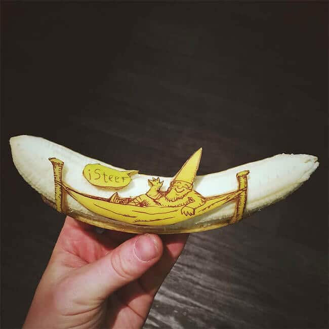 kunstzinnige banaan