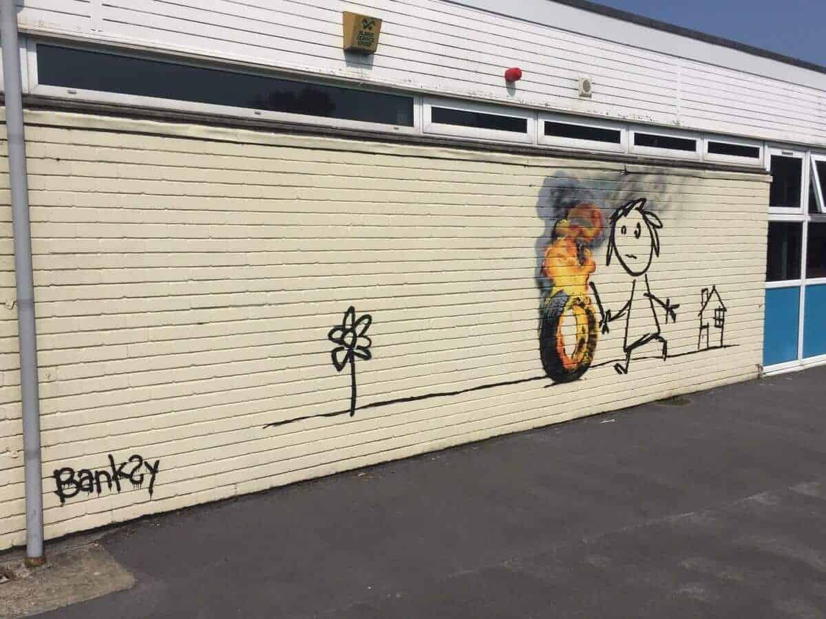 de school van Banksy
