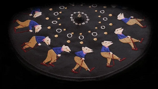 zoötroop op een draaitafel