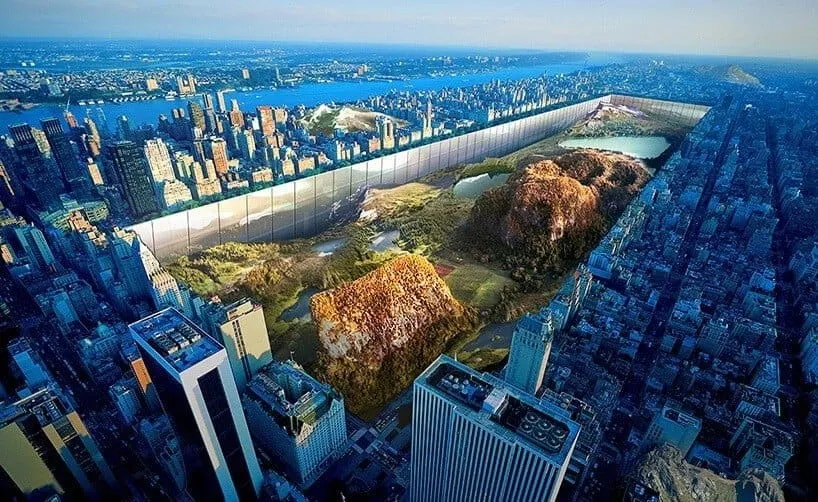 woeste natuur in New York