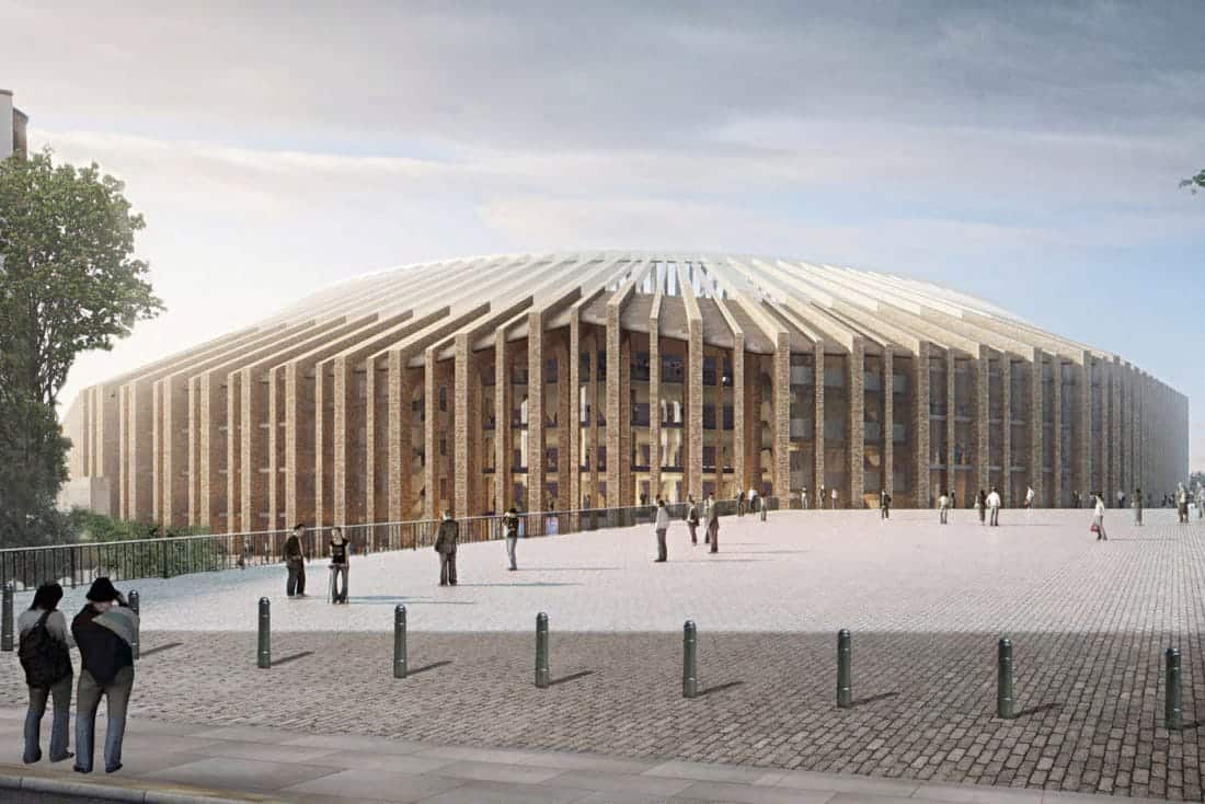 het nieuwe stadion van Chelsea