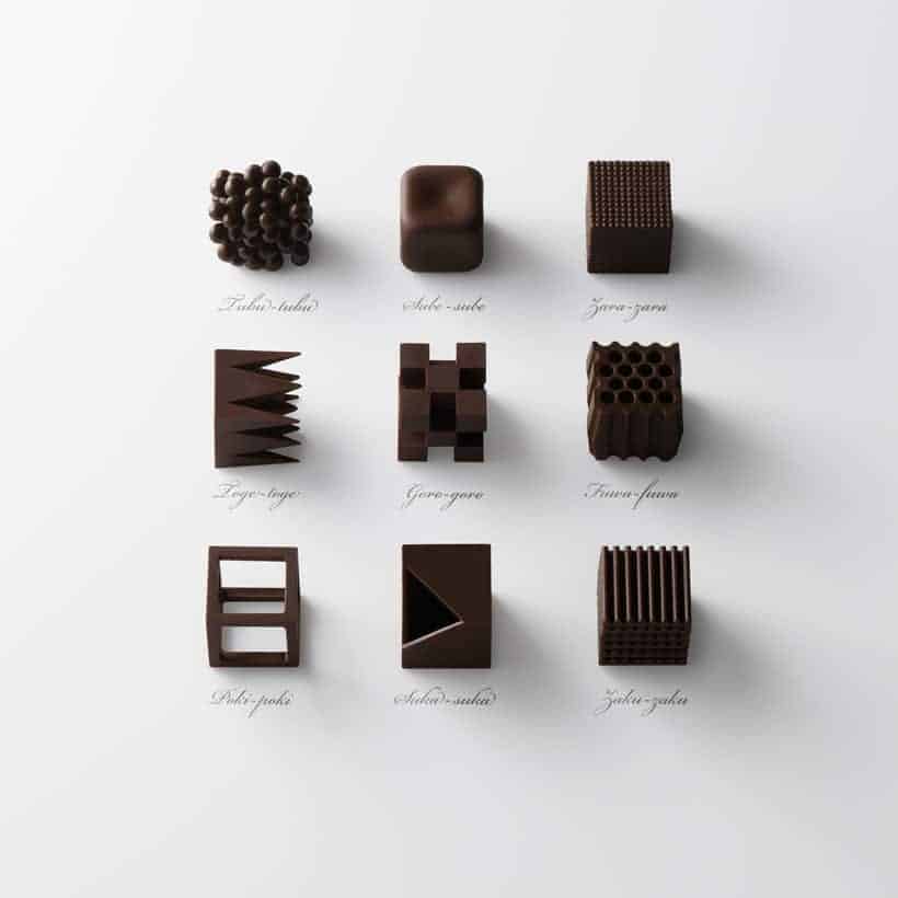Proef de textuur van deze bijzondere chocola uit Japan
