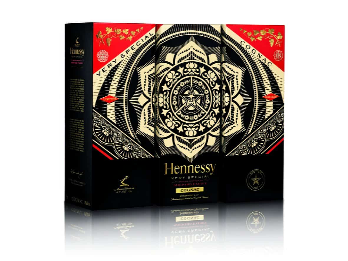 Shepard Fairey ontwerpt speciale fles voor Hennessy