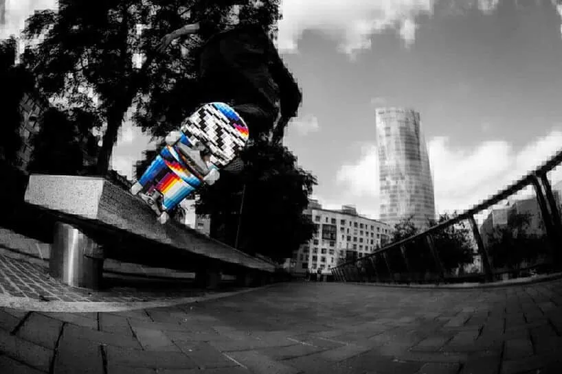 kleurrijk skateboard