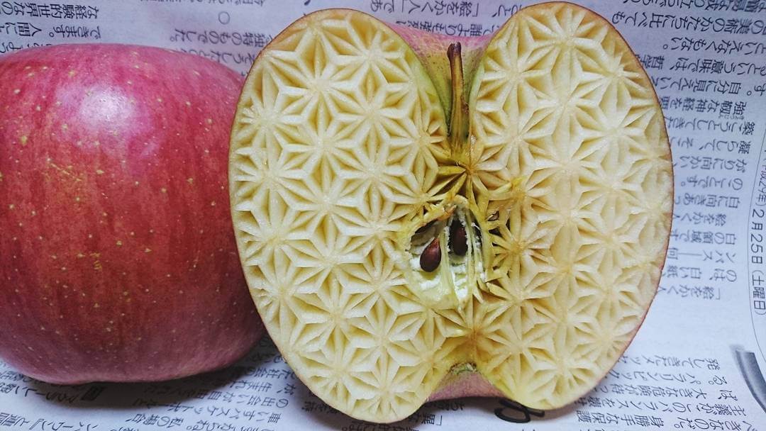 kunstig gesneden appel