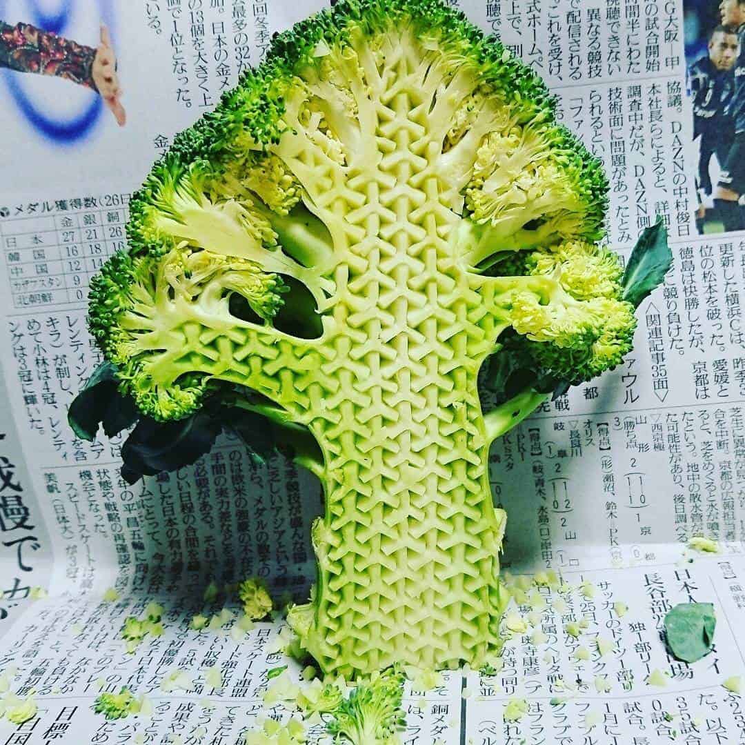 kunstig gesneden brocolli