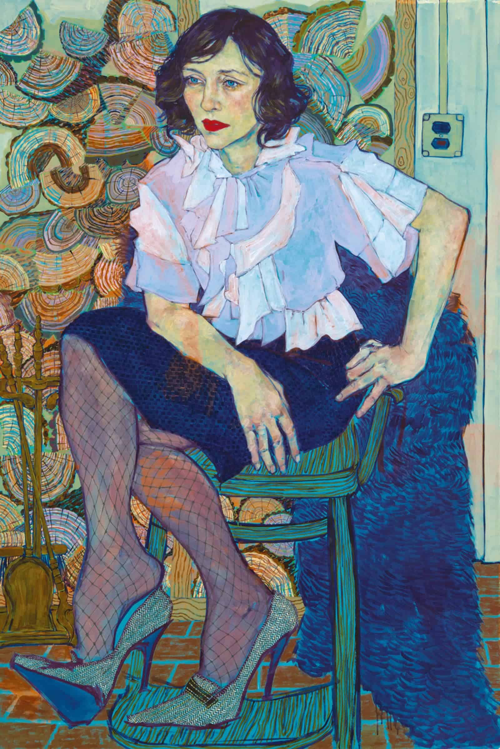 Vera, 2013, acrylic on canvas, 81 x 54 in.