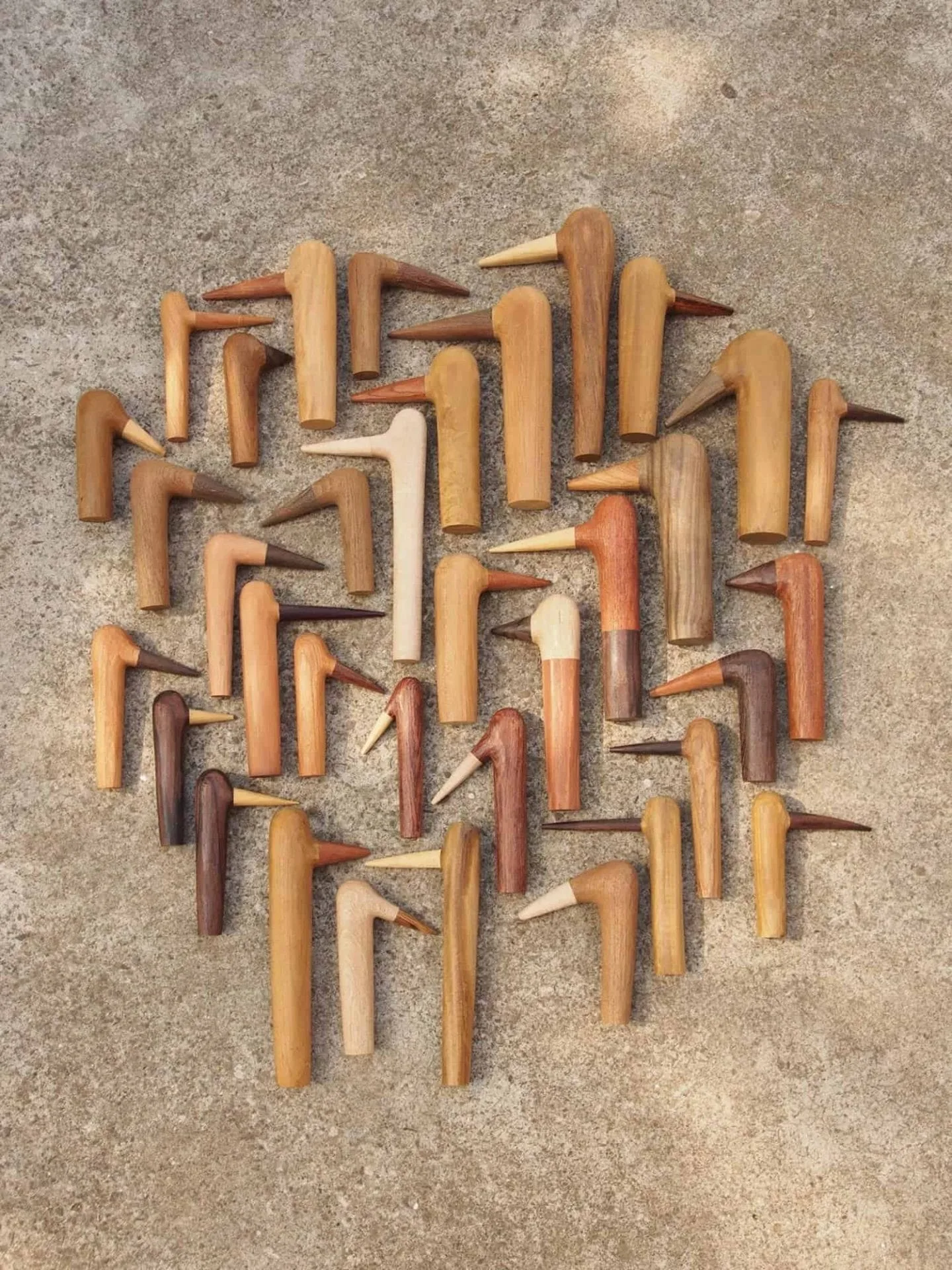 Grappige figuurtjes van hout door Yen Jui-Lin 42 grappige houten poppetjes van Yen Jui-Lin