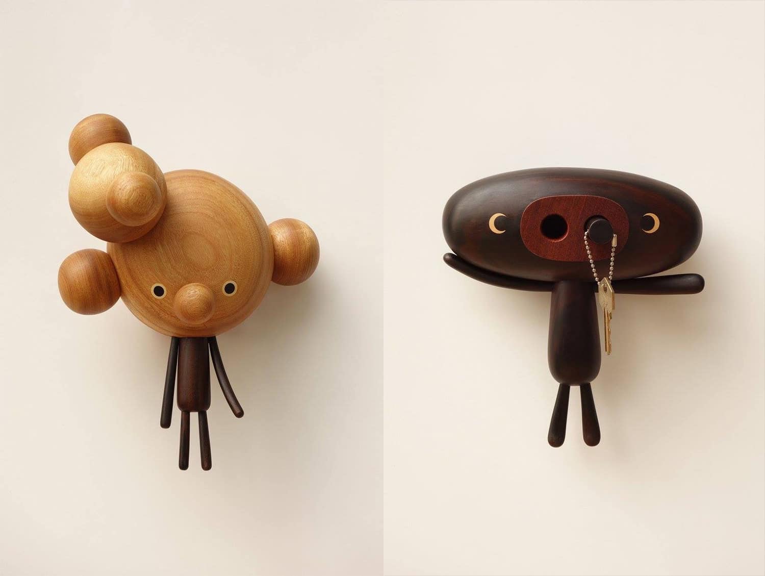 grappige houten poppetjes van Yen Jui-Lin