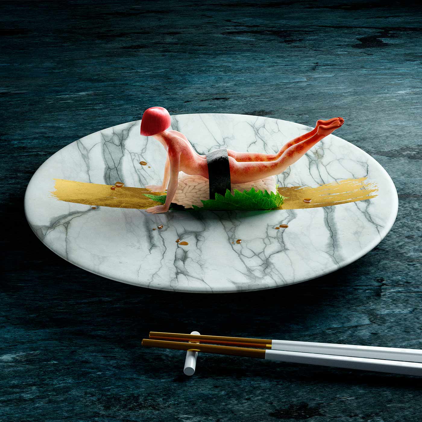 menselijke sushi