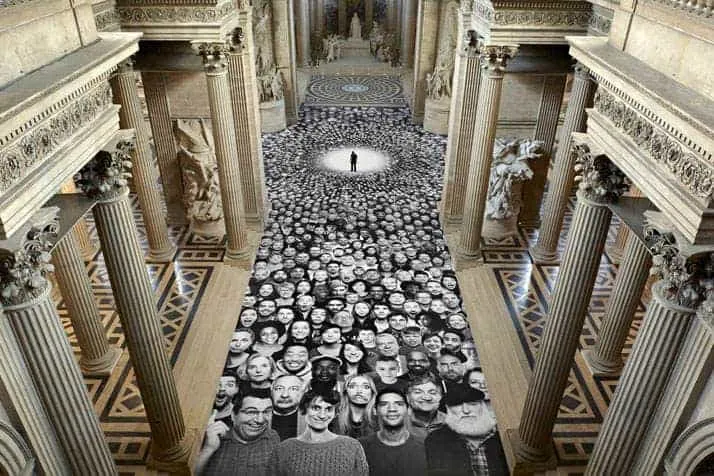 JR in het Panthéon