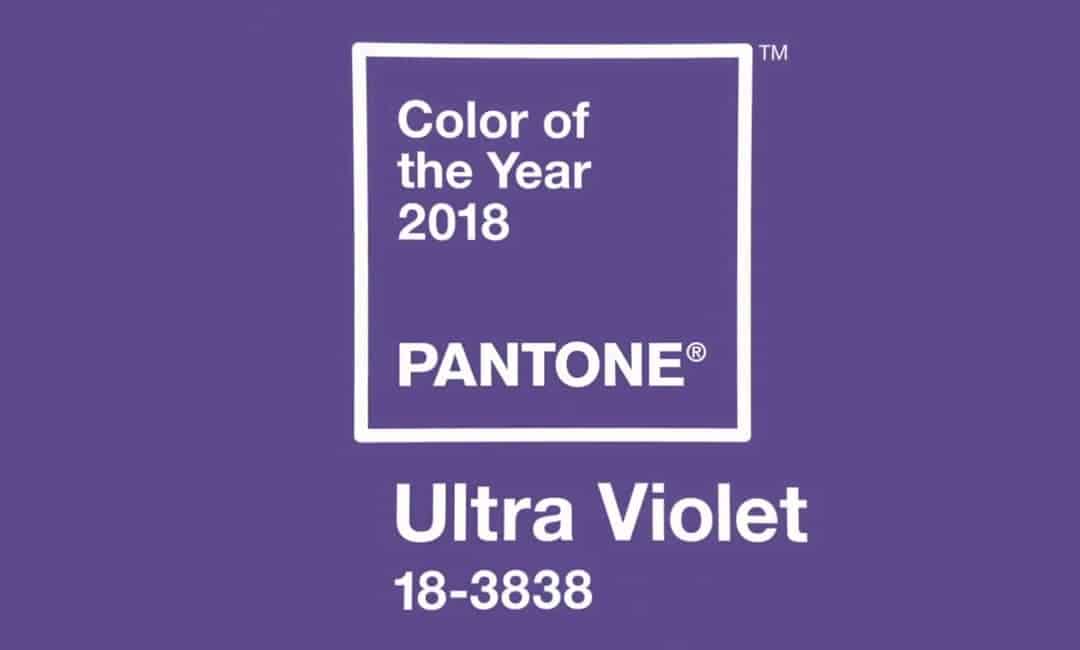 paars is de kleur van 2018