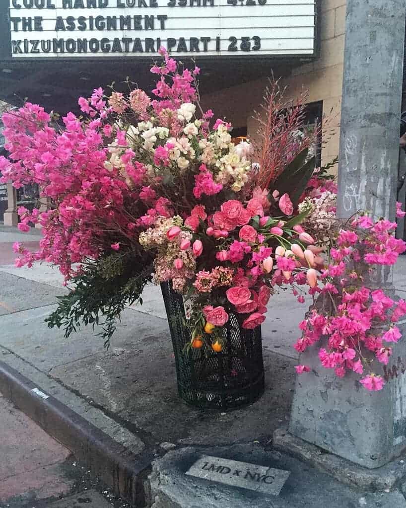 bloemen op straat