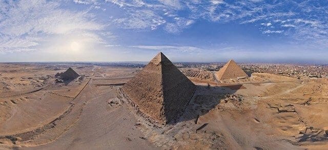 De piramides in Egypte