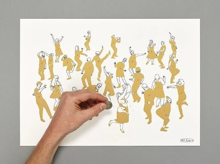 adventskalender met naakte mensen