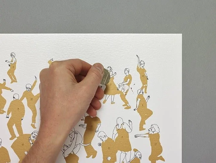 adventskalender met naakte mensen