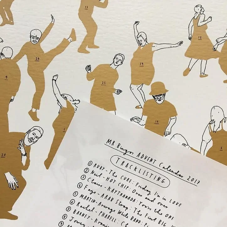 adventskalender met naakte mensen