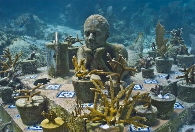onderwatermuseum in Mexico