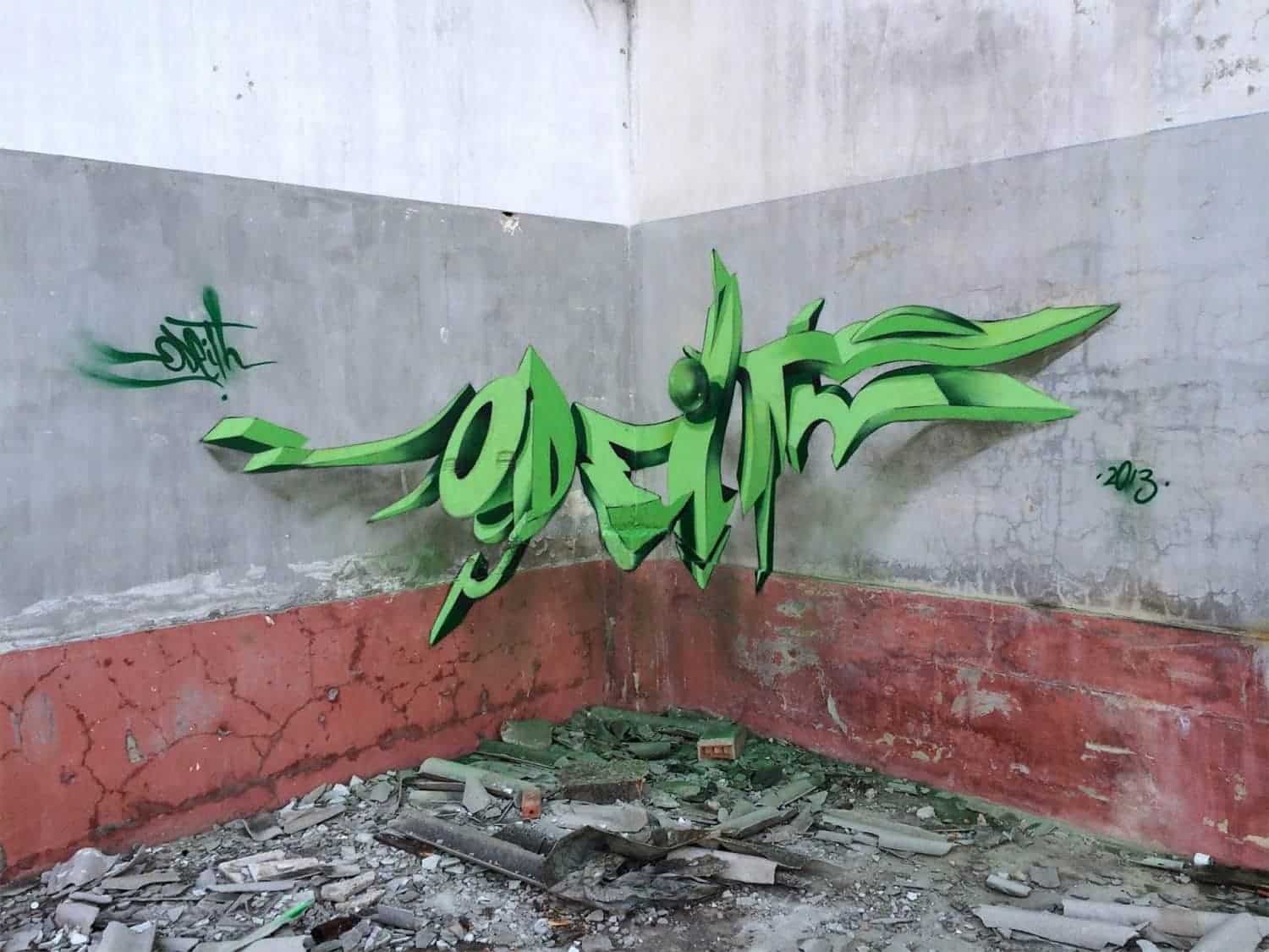 anamorfe graffiti
