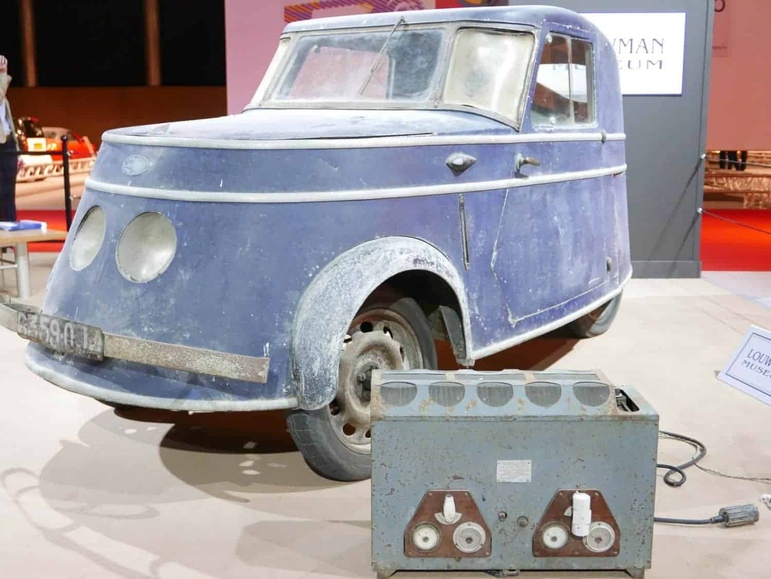 oude elektrische auto